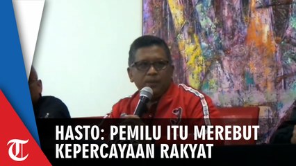 Hasto: Pemilu Itu Merebut Kepercayaan Rakyat, Bukan Banyak-Banyakan Karangan Bunga
