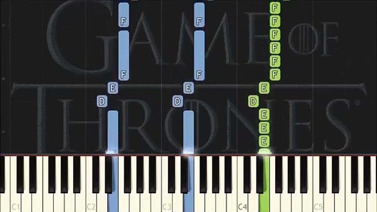 Game of Thrones - Reign - Piano Tutorial - video Dailymotion