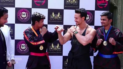 Tiger Shroff At The Felicitation Of IKBA Winner Fighters In 1st World Muay Thai Festival 2019