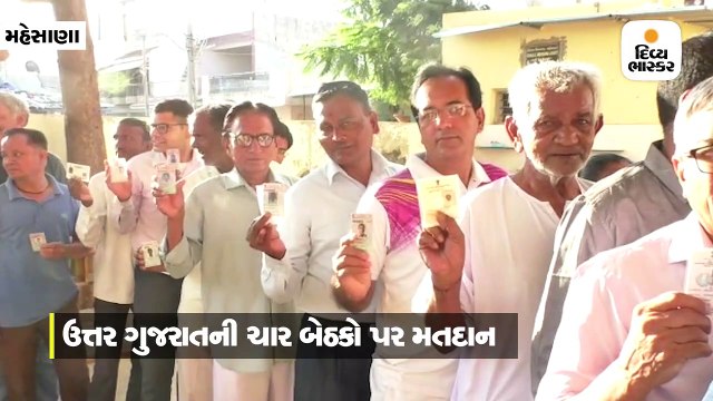 ઉત્તર ગુજરાતની ચાર બેઠકો પર મતદાન, બનાસકાંઠામાં 13 ટકા વોટ પડ્યા