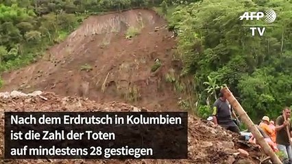 Weitere Todesopfer nach Erdrutsch in Kolumbien geborgen
