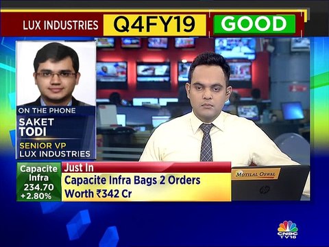 Saket Todi of Lux Industries on Q4 numbers