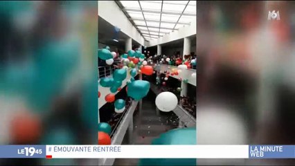 Un prof accueillit en rockstar par ses élèves après des mois d'absence pour soigner un cancer - Regardez