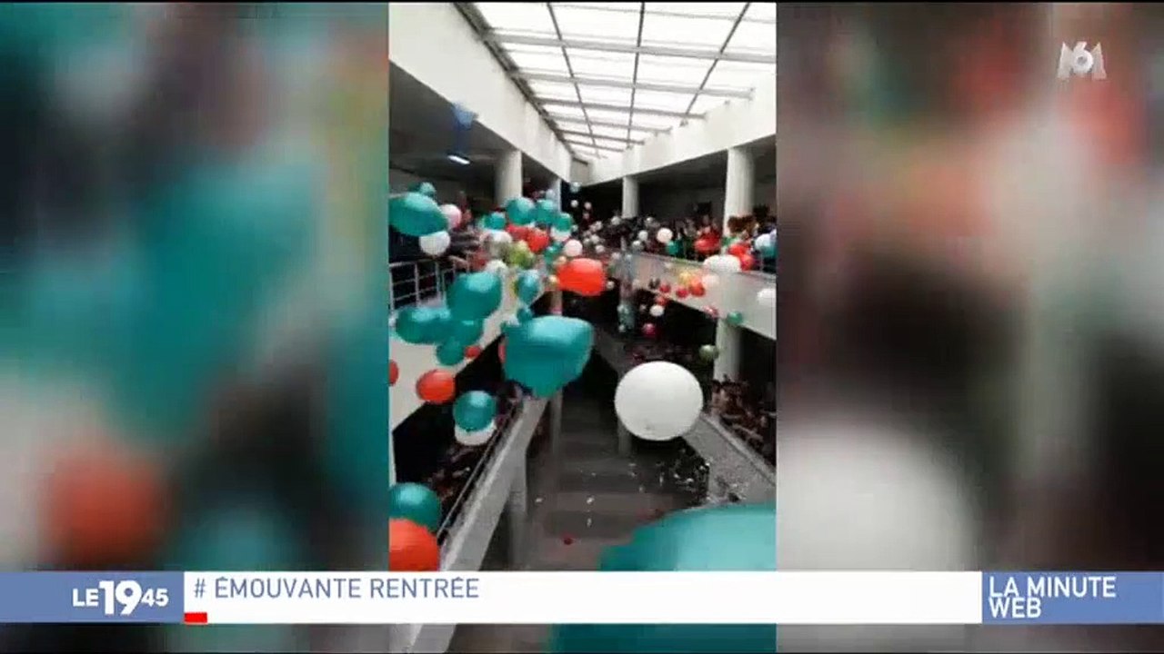 Un prof accueillit en rockstar par ses élèves après des mois d'absence pour soigner un cancer - Regardez