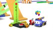 Build a BASEBALL FIELD with the TINY TRUCKS : bulldozer, crane, excavator - Educational cartoon f...