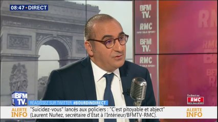 Gaspard Glanz "sera arrêté" si il ne respecte pas son contrôle judiciaire, prévient Laurent Nuñez