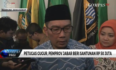 Petugas Gugur, Pemprov Jawa Barat Beri Santunan Rp 50 Juta