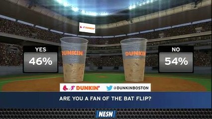 Dunkin' Poll Question: Are You A Fan Of Bat Flips?