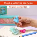 Comfortable silicon pen writing aid correction holder silicone pencil grip for children