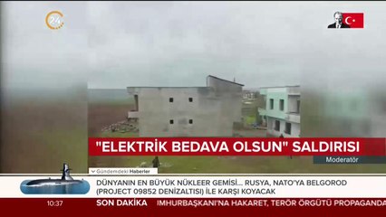 Elektrik şirketini taşladılar