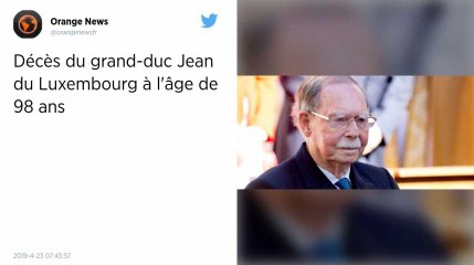 Luxembourg. Décès du grand-duc Jean qui avait régné 36 ans sur le pays