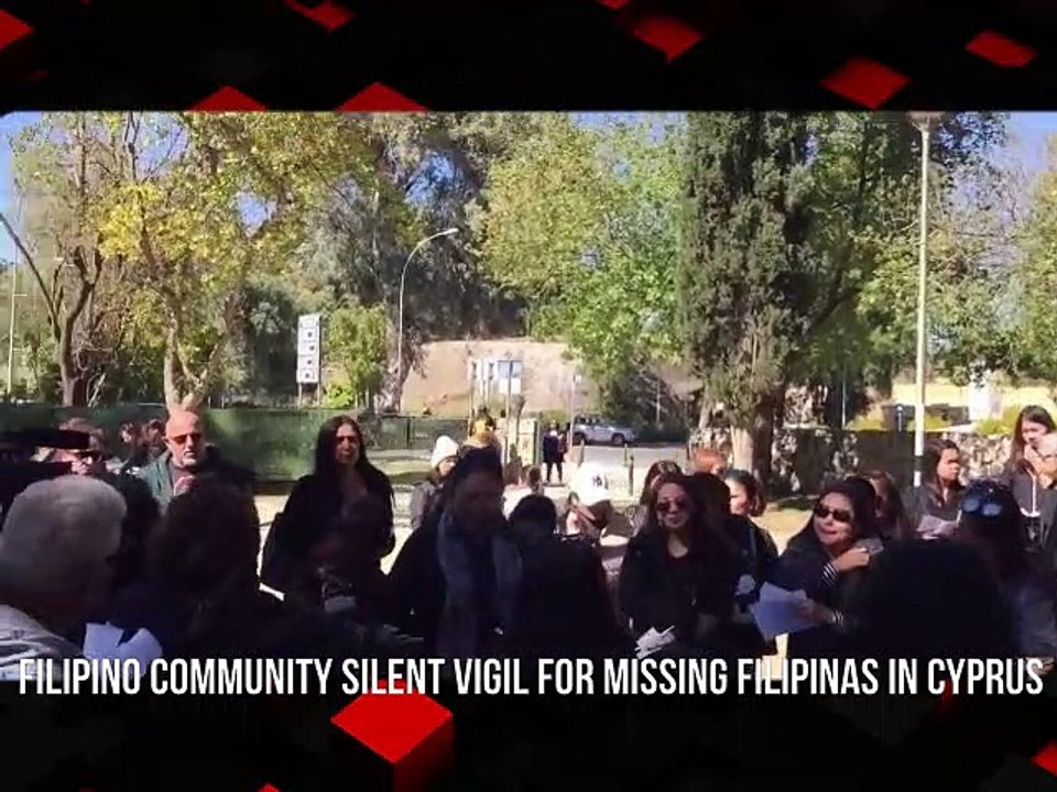 Silent vigil for missing OFWs in Cyprus