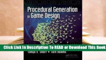 [Read] Procedural Generation in Game Design  For Online