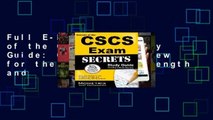 Full E-book Secrets of the CSCS Exam Study Guide: CSCS Test Review for the Certified Strength and