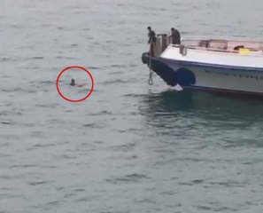 Denize Düşen Şahıs Böyle Kurtarıldı