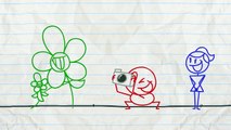 Crayon Amusantr Obtient une Vilaine Surprise! -in - COUCHES pour un AUTRE JOUR - Animationr Enfants Dessins animés