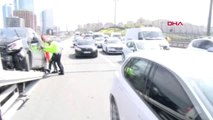 İstanbul- Tem Seyrantepe'de Zincirleme Trafik Kazası