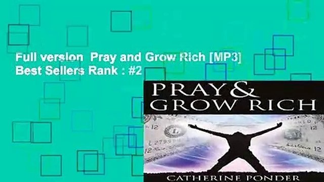Full version Pray and Grow Rich [MP3] Best Sellers Rank : #2