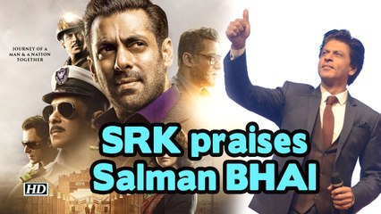 SRK praises Salman BHAI's 'BHARAT' trailer