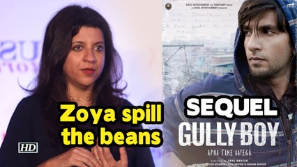 Zoya spill the beans on ‘GULLY BOY’s’ SEQUEL