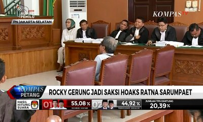 Rocky Gerung: Saya Jengkel karena Kebohongan Ratna Sarumpaet