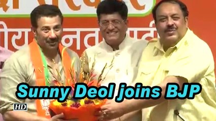 Bollywood actor Sunny Deol joins BJP