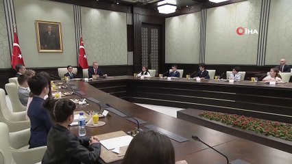 Cumhurbaşkanı Erdoğan Beştepe'de Çocukları Kabul Etti