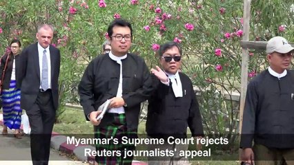 Top Myanmar court rejects appeal of Reuters reporters