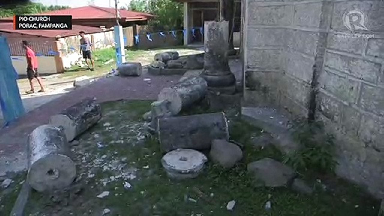 #EarthquakePH: Pampanga churches damaged by the April 22 quake