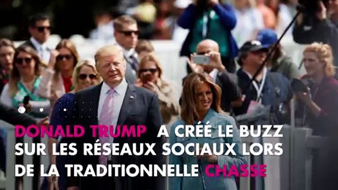 Donald Trump : Lapin géant et chasse aux œufs…Les internautes s’en donnent à cœur joie