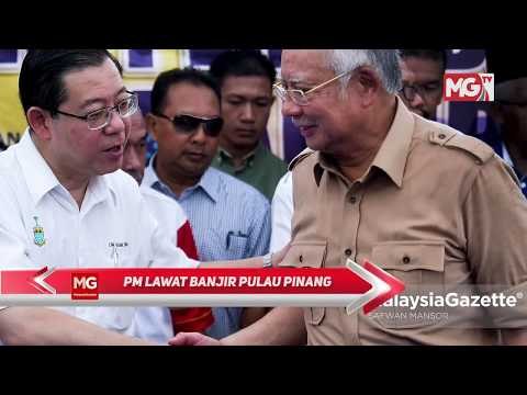 PM Lawat Banjir Pulau Pinang