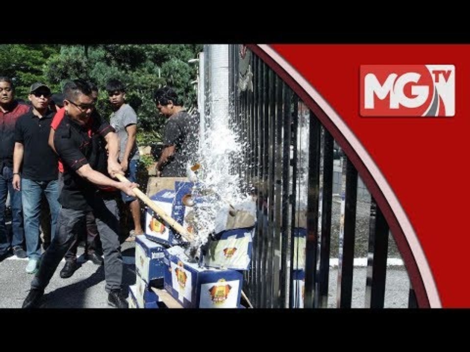 Pesta Arak: Jamal 'mengamuk' pecahkan arak depan SUK