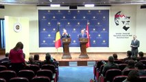 Ankara - Dışişleri Bakanı Çavuşoğlu, Belçika Dışişleri ve Savunma Bakanı Didier Reynders ile Ortak...