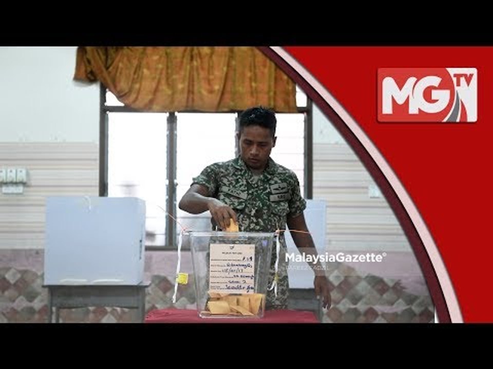 Proses Mengundi Awal | SK Kem Kementah