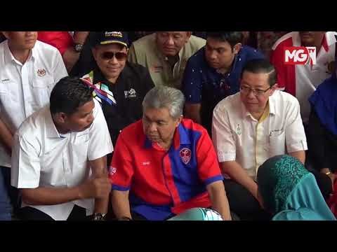 Zahid Hamidi melawat banjir di Pulau Pinang