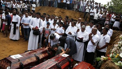 Families of Sri Lanka blast victims gather for memorial in Negombo