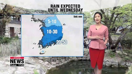 Rain expected nationwide