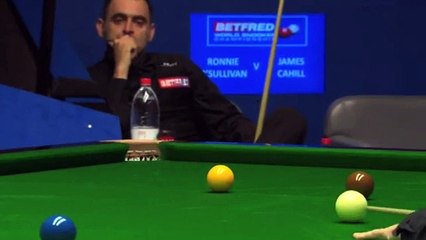 Snooker - World Championship 2019 - The biggest upset in the history of the World Championship ! Amateur debutant James Cahill has knocked out the GOAT Ronnie O'Sullivan