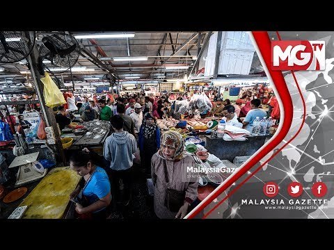 TERKINI : Peniaga Pasar Chow Kit Kene Serbu