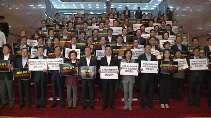 '강력 반발' 한국당, 고성·막말 난장판 된 국회...현안 '올스톱' / YTN