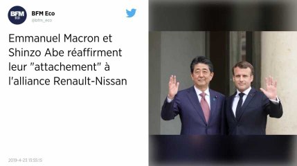 Affaire Ghosn. Macron et Abe réaffirment « leur attachement à l’alliance Renault-Nissan »