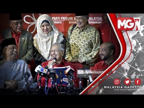 TERKINI: Tun Mahathir Tersasul Ketika Umum Tarikh Persidangan Tahunan PPBM bukan UMNO