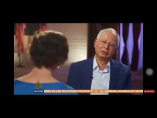 Najib Tak Tahan Soalan Panas Wartawan Al Jazeera