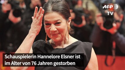 Die Filmwelt trauert um Hannelore Elsner