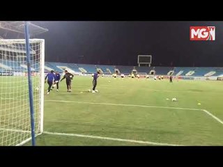 Latihan terakhir skuad #HarimauMalaya sebelum bertemu Vietnam esok