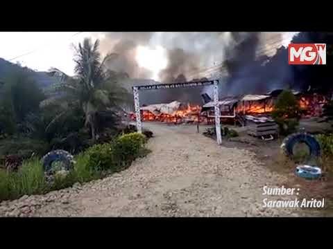 Rumah Panjang Uma Bakung musnah