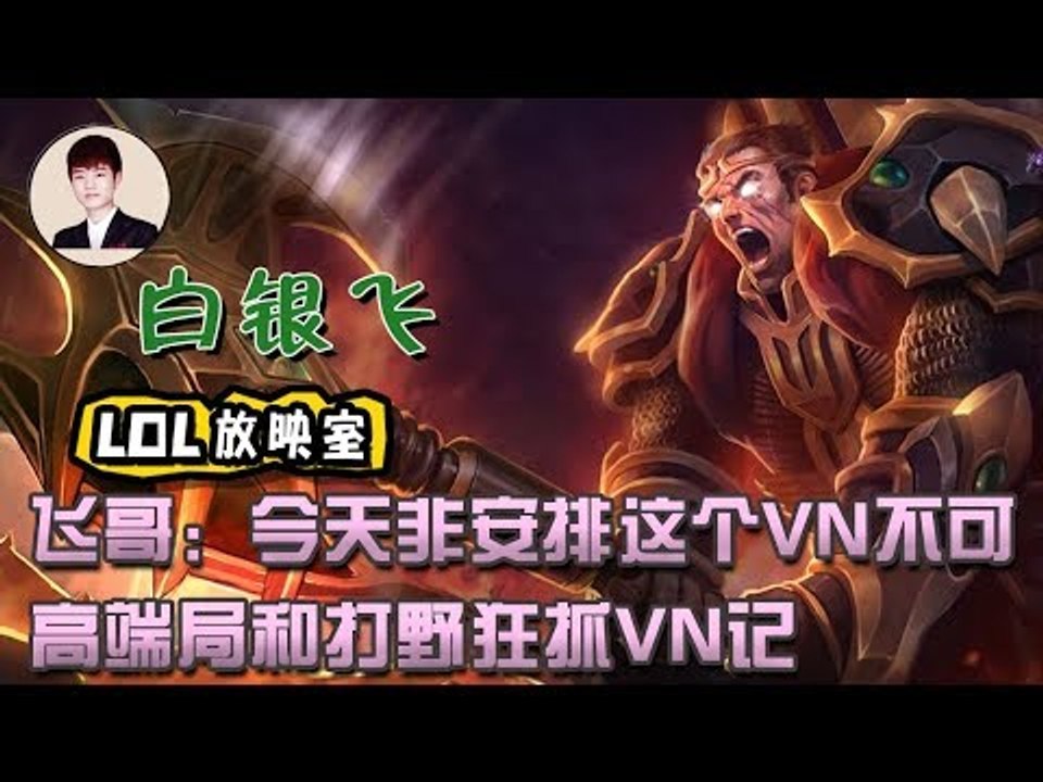 【白银飞】飞哥：今天非安排这个VN不可！高端局和打野狂抓VN记