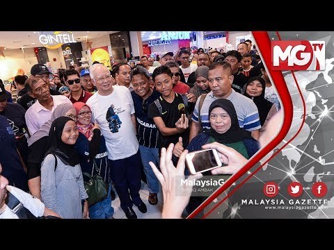 TERKINI : Orang Ramai Yang Mintak Selfie Bukan Saya - Najib Razak
