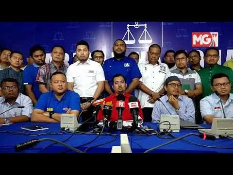 Sidang media Pemuda UMNO & Dewan Pemuda PAS di Command Centre BN Semenyih