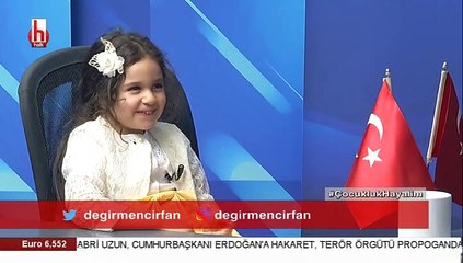 Halk TV Stüdyosunun konuğu minik Mısra